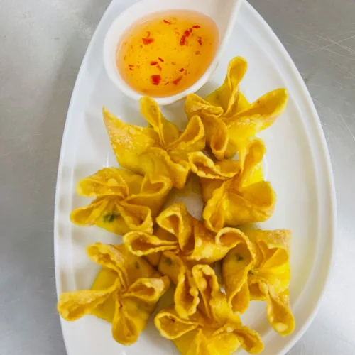Crab Rangoons - Crispy cream cheese and crab wontons