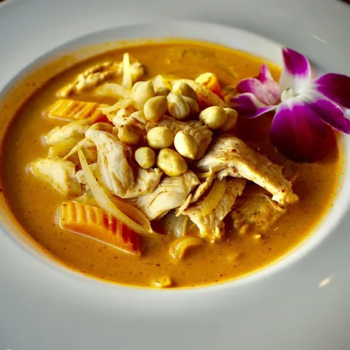 Massaman Curry - Rich coconut curry with potatoes and peanuts